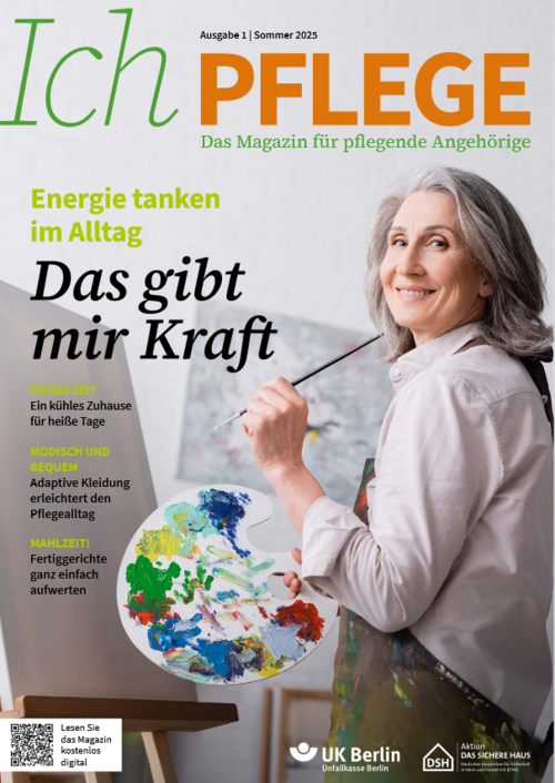 Titelbild der Zeitschrift "Ich Pflege"
