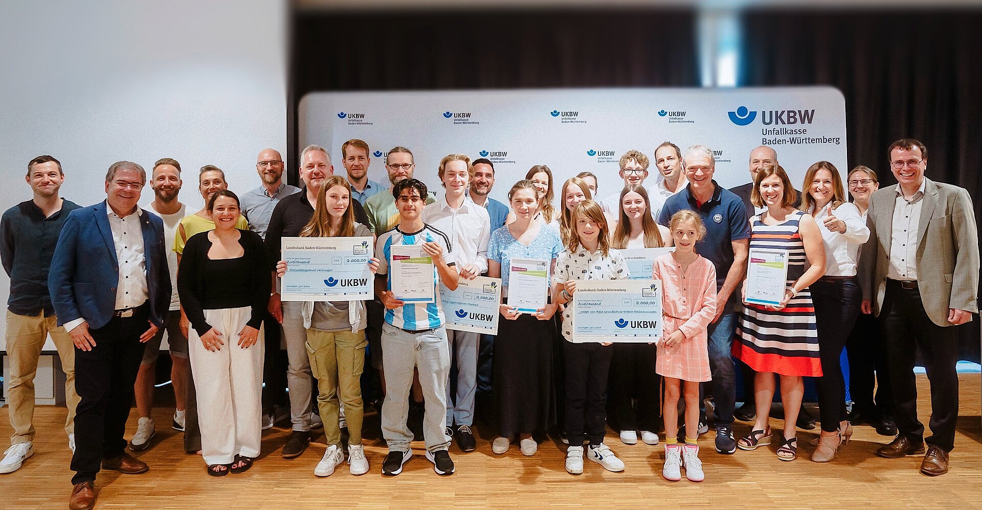 Preisträgerinnen und Preisträger des Tags der Schülersicherheit 2024